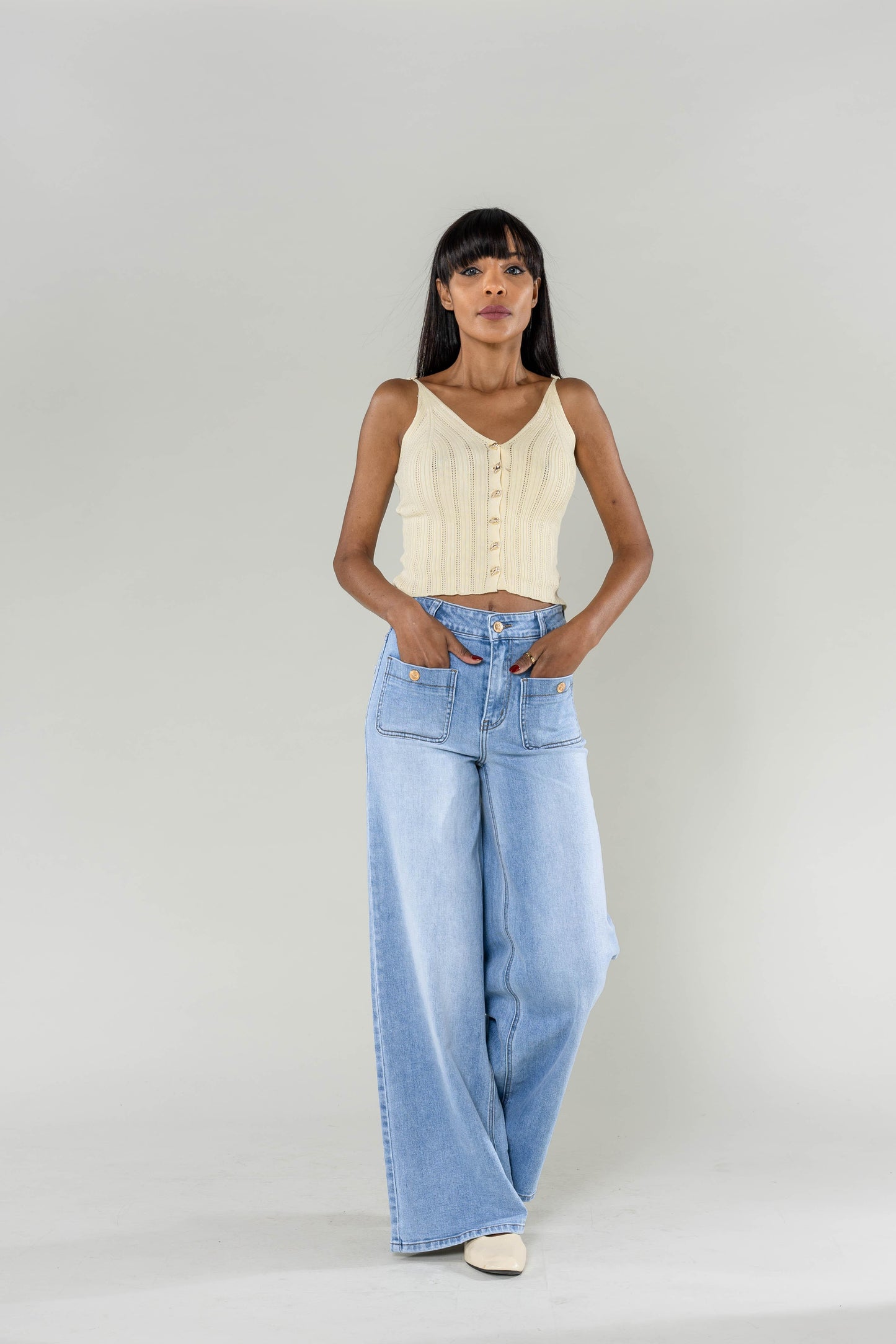 High waisted wide jeans TRUE TO SIZE