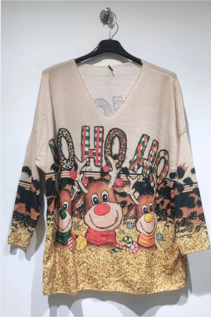 Plus size Christmas tops