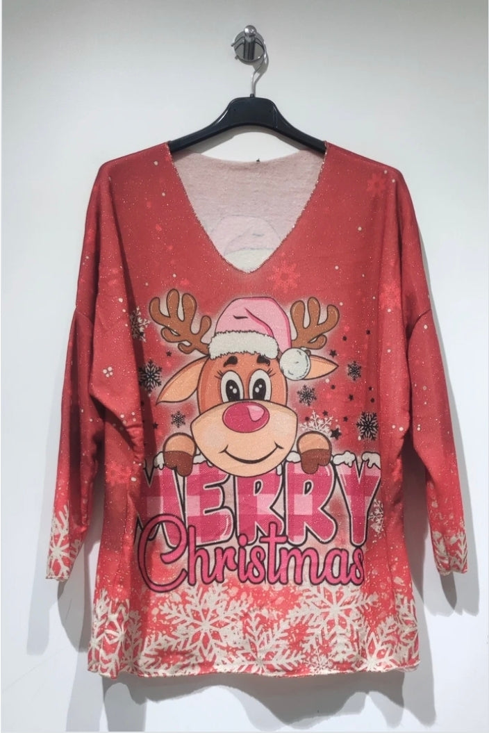 Plus size Christmas tops