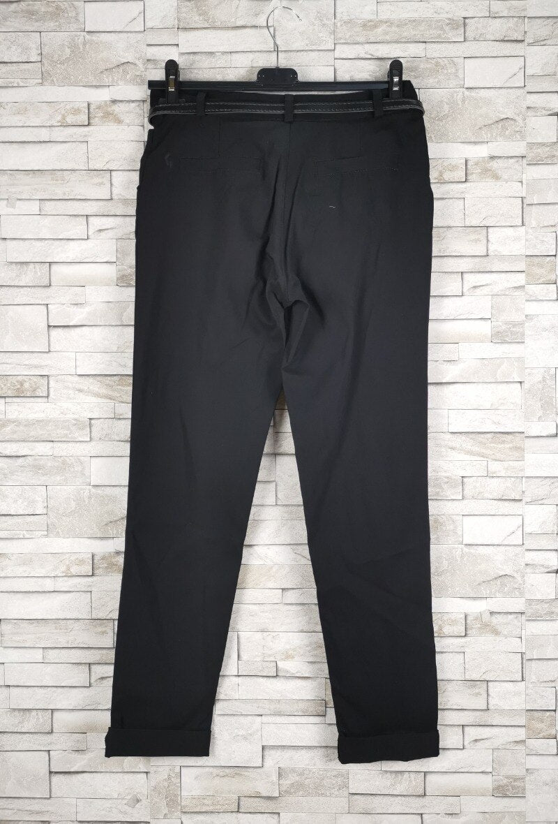 Fitted stretch trousers with 2 pockets